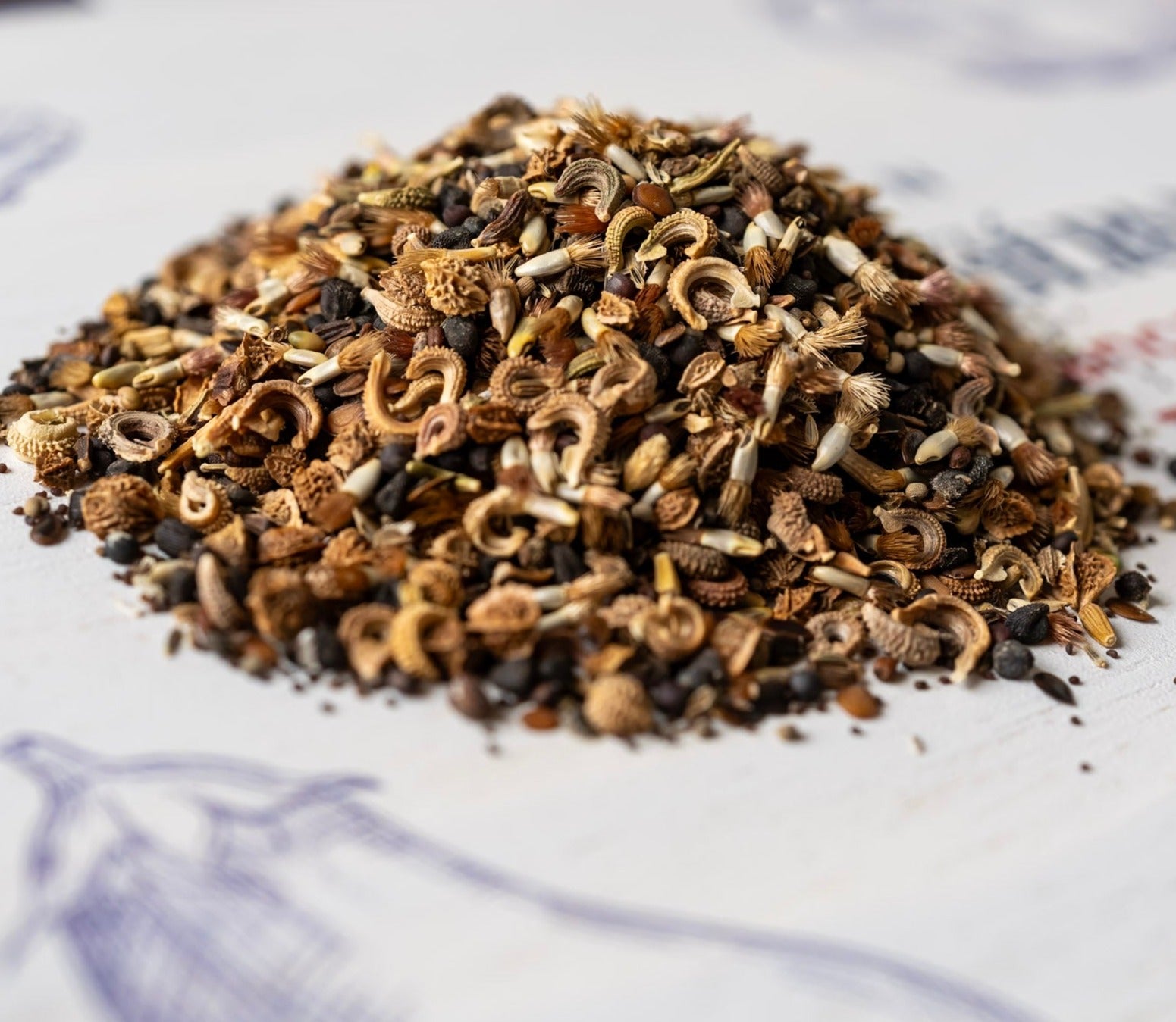 photo de contenance sachet de graine de jachère fleurie, belle france