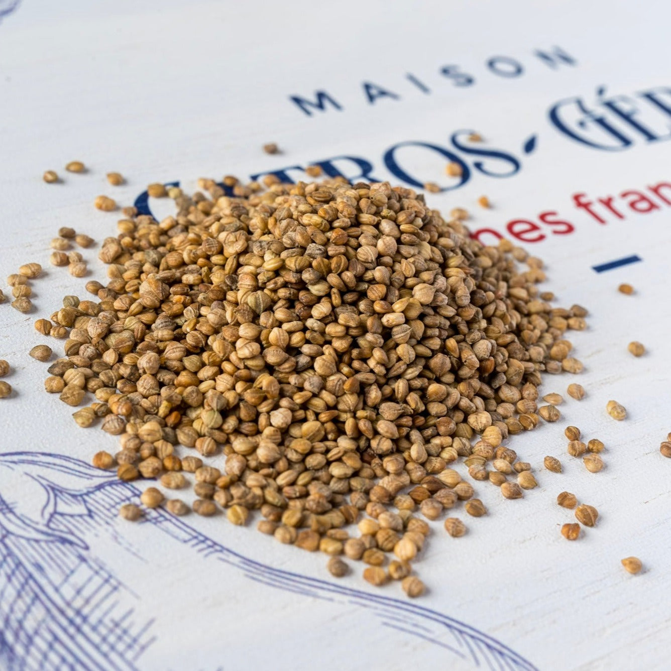 photo de la contenance sachet de graines de mache ronde maraichère