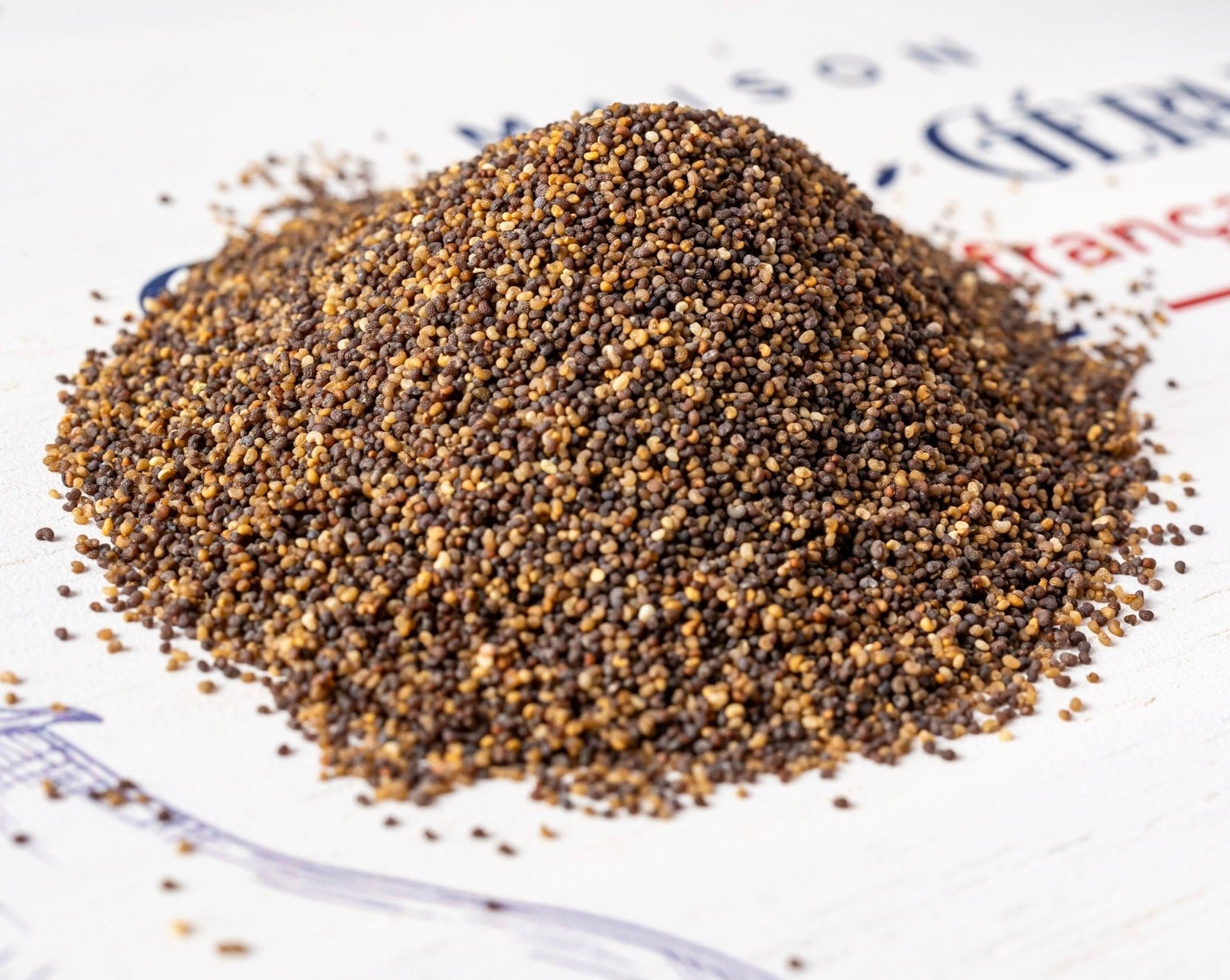 Photo de la contenance du sachet de graines du mélange de coquelicots