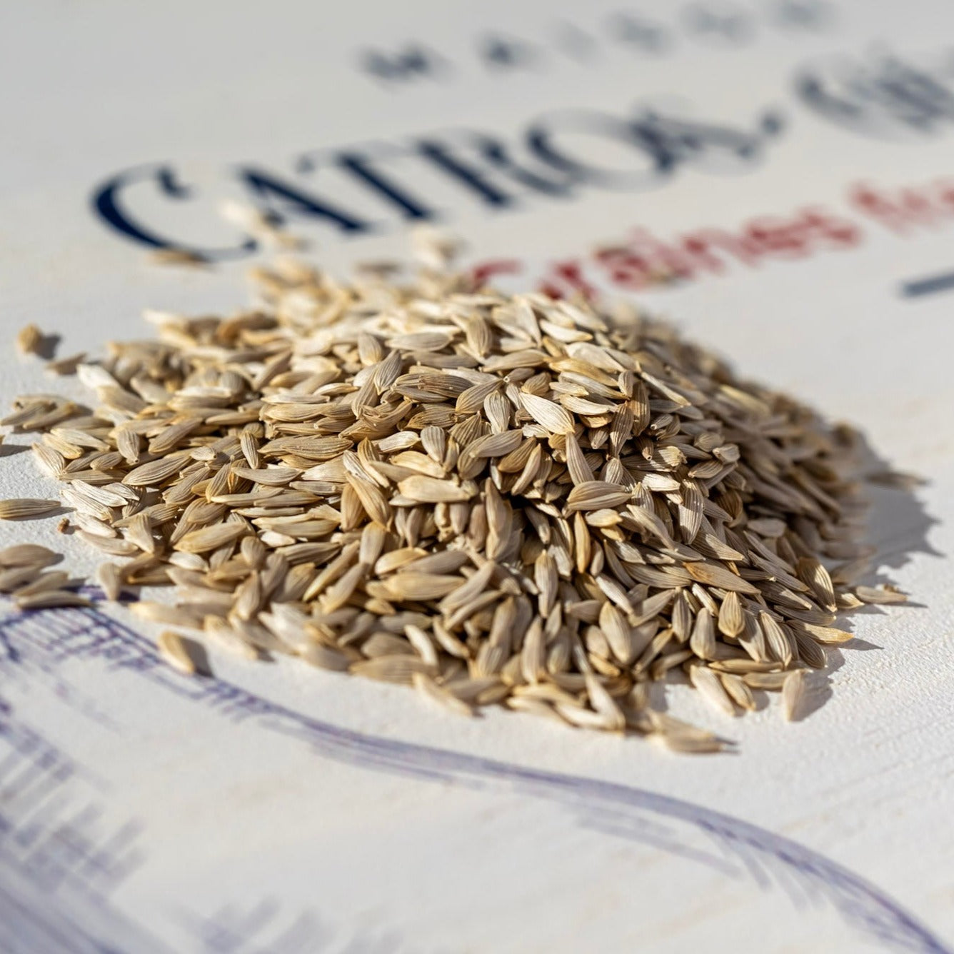 photo de la contenance sachet de graines de laitue merveille d'hiver